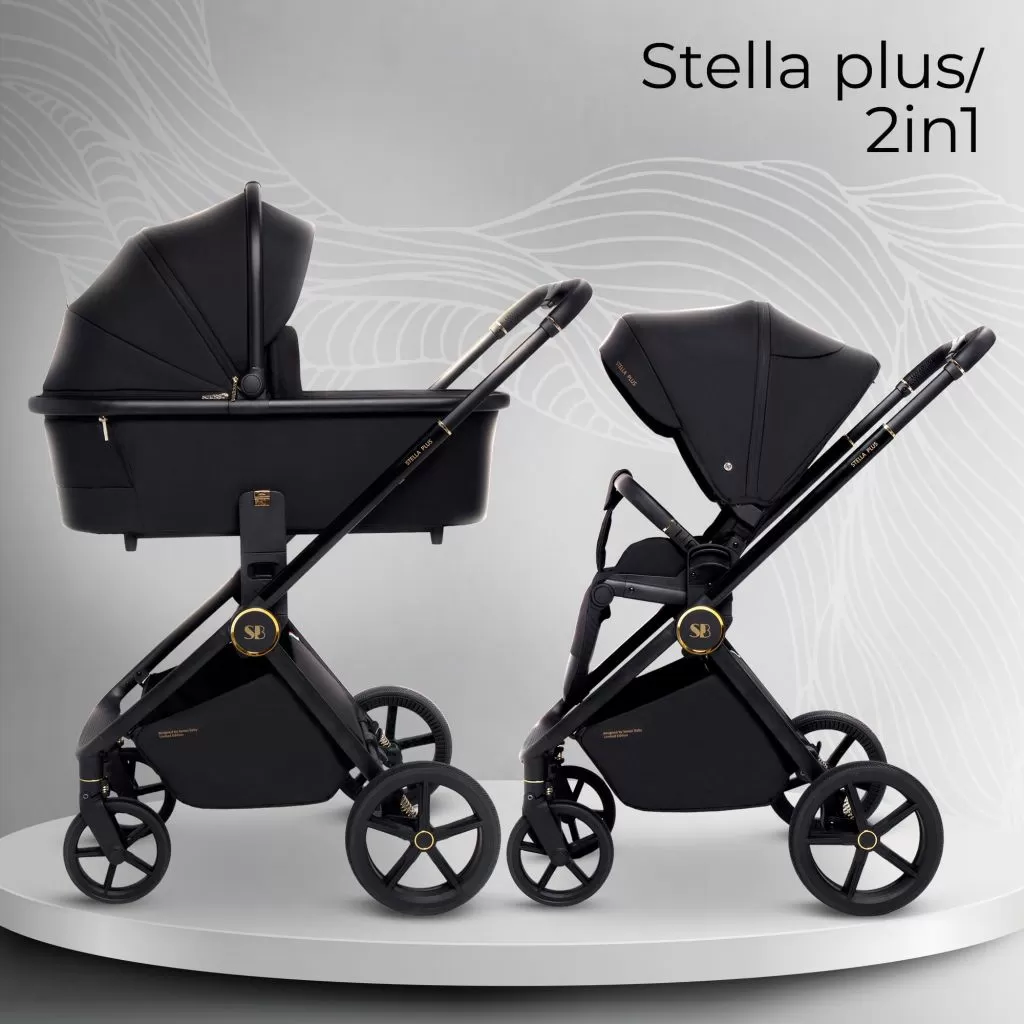 Коляска Sweet Baby Stella Plus Black