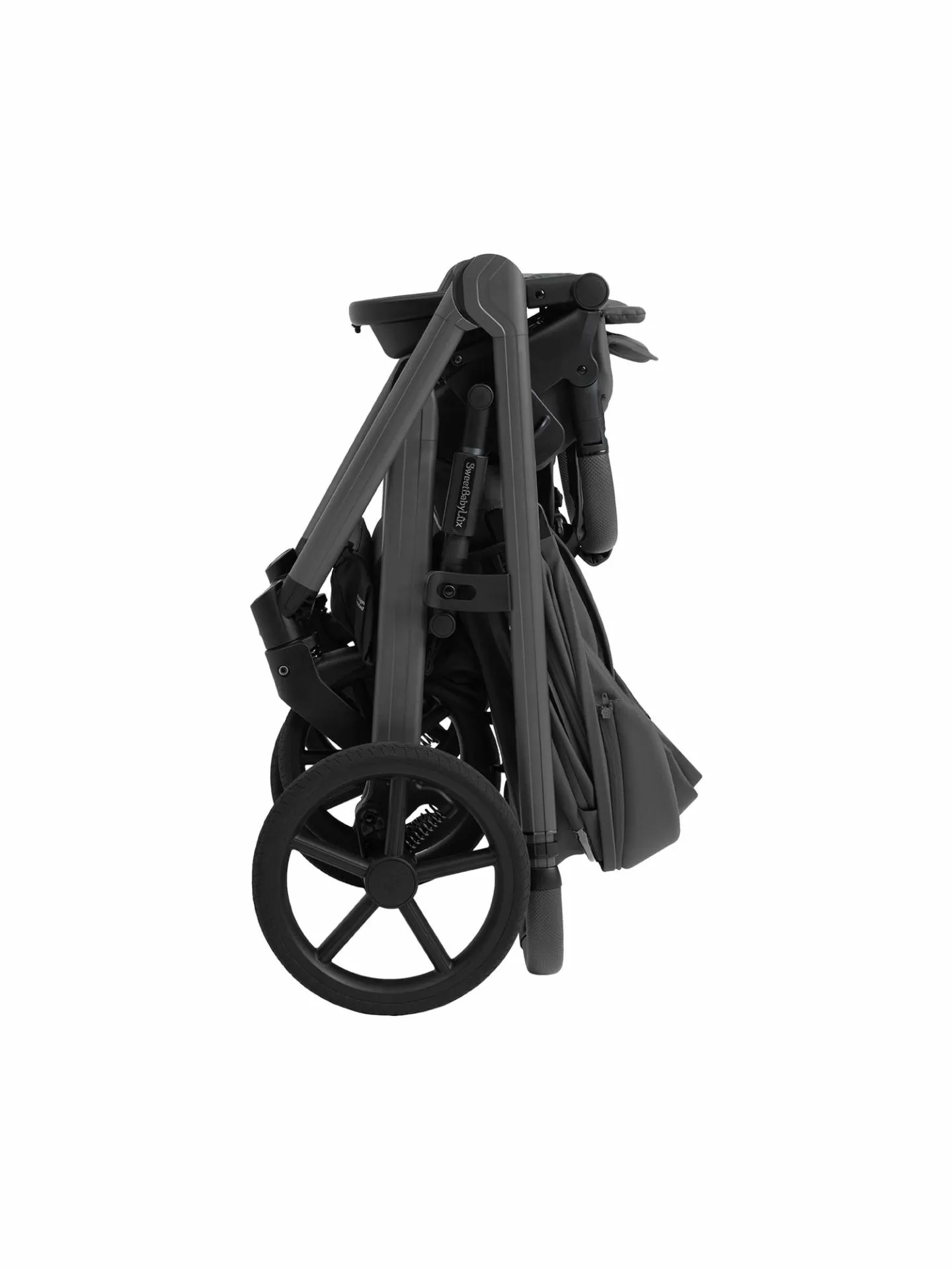 Коляска 2в1 SBL Dolce Dark Grey