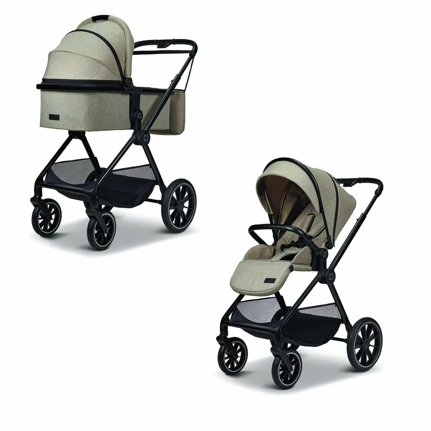 Коляска детская 2в1 Clicc mud/melange 2025
