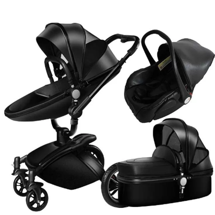 Коляска Aulon 360 3 в 1 черная