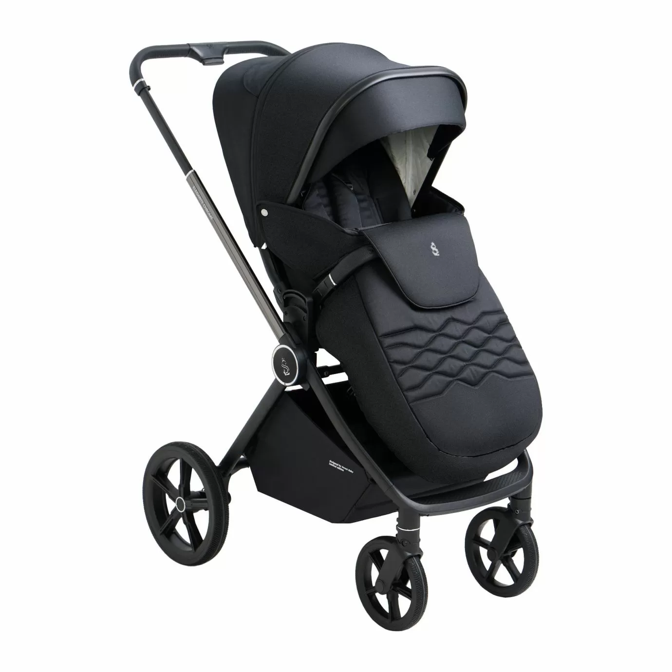 Прогулочная коляска SBL Elegante LT Chrome Black ( с сумкой)