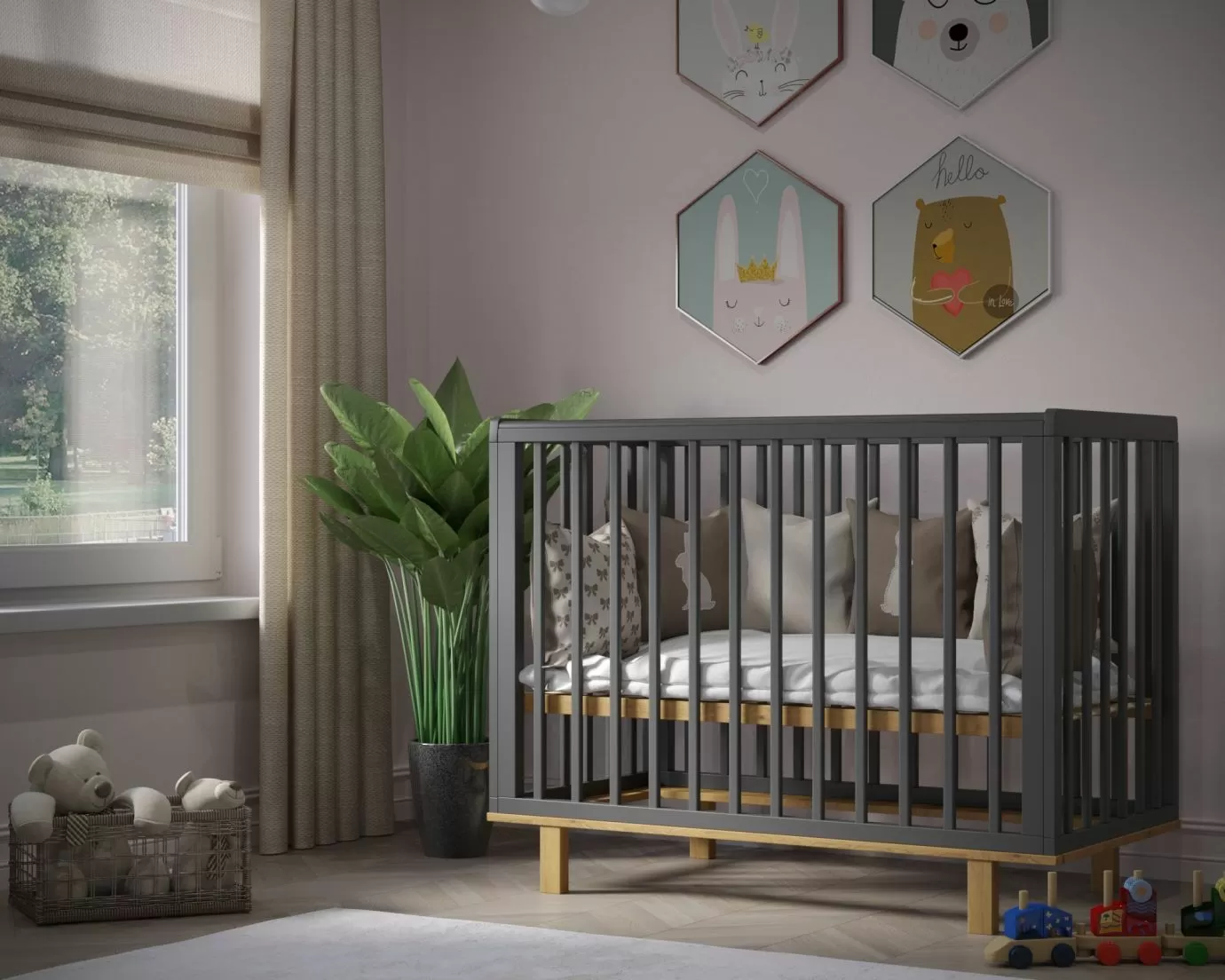 Детская кровать Папи на ножках