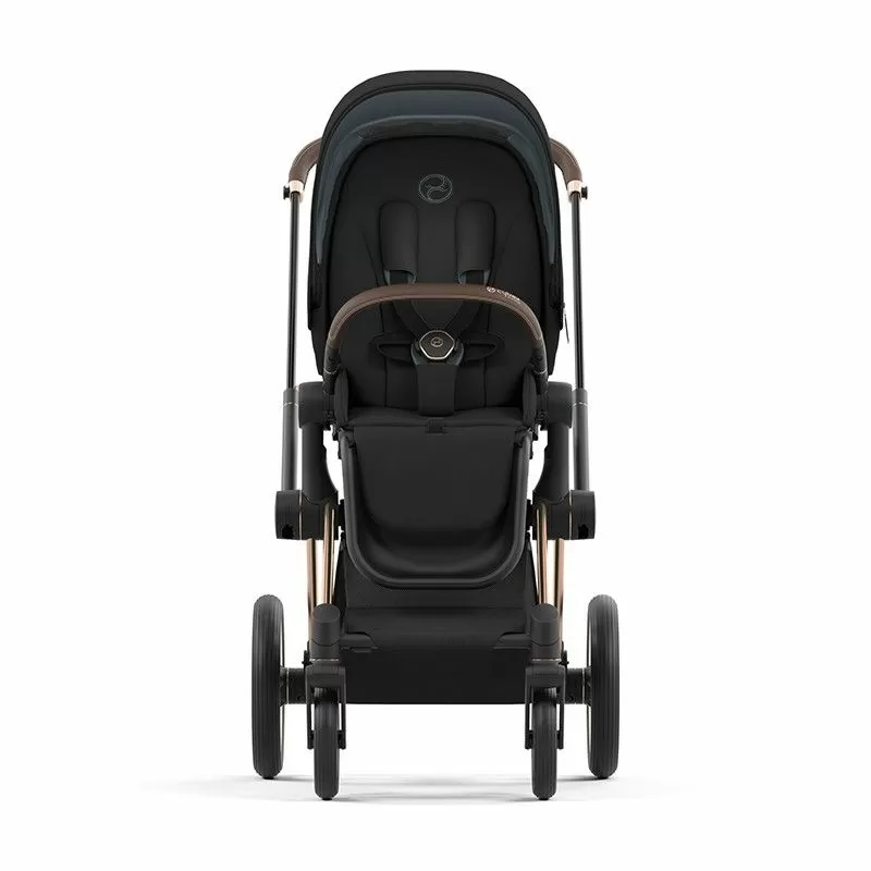 Cybex Priam IV коляска 2 в 1 Deep Black рама gold