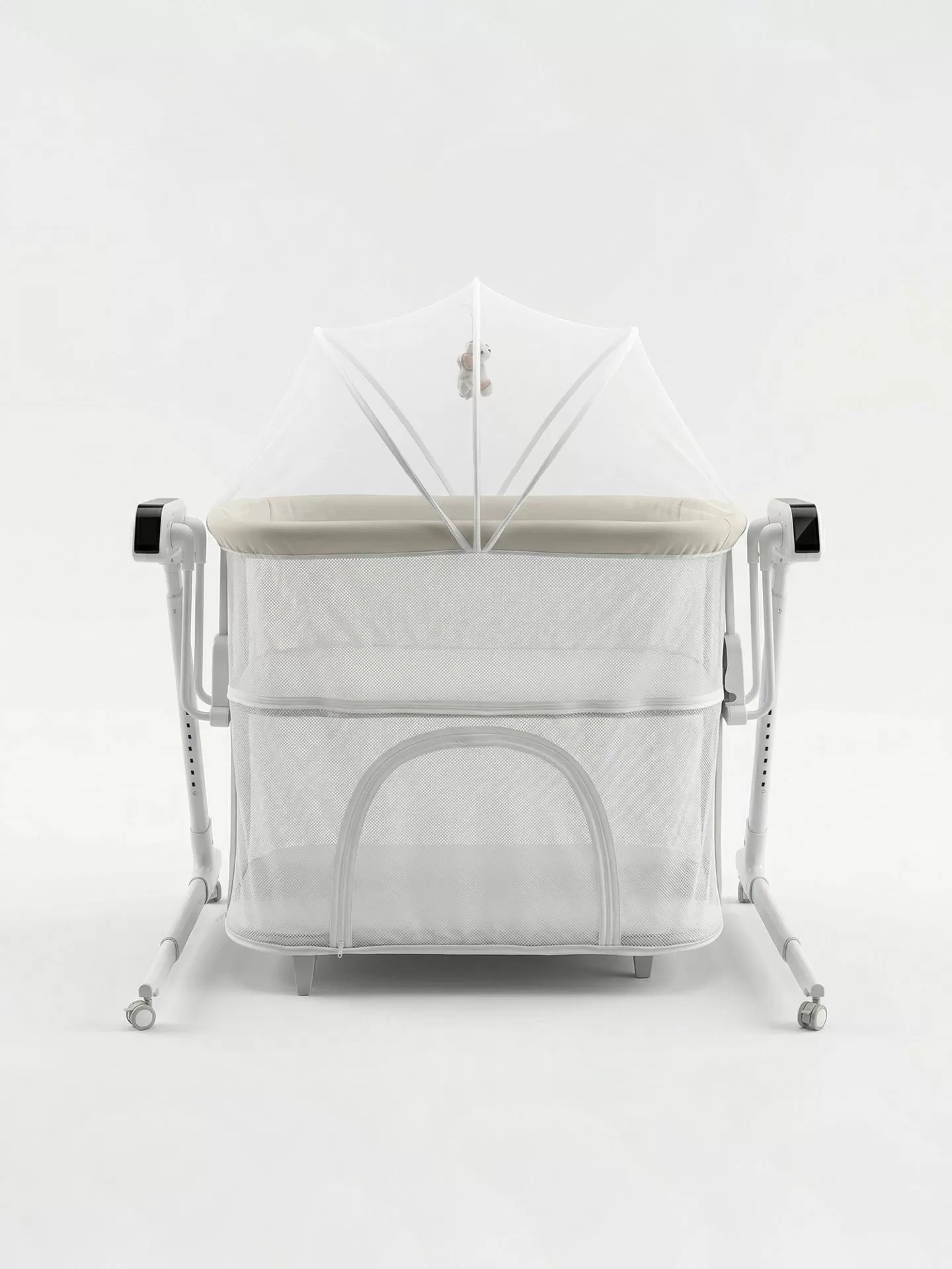 Колыбель приставная Sweet Baby Comfort белая/ бежевая