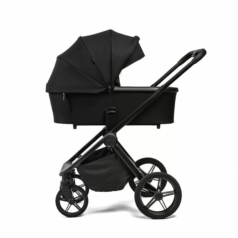 Коляска 2в1 Peppy Monaco Plus Black (рама черная)