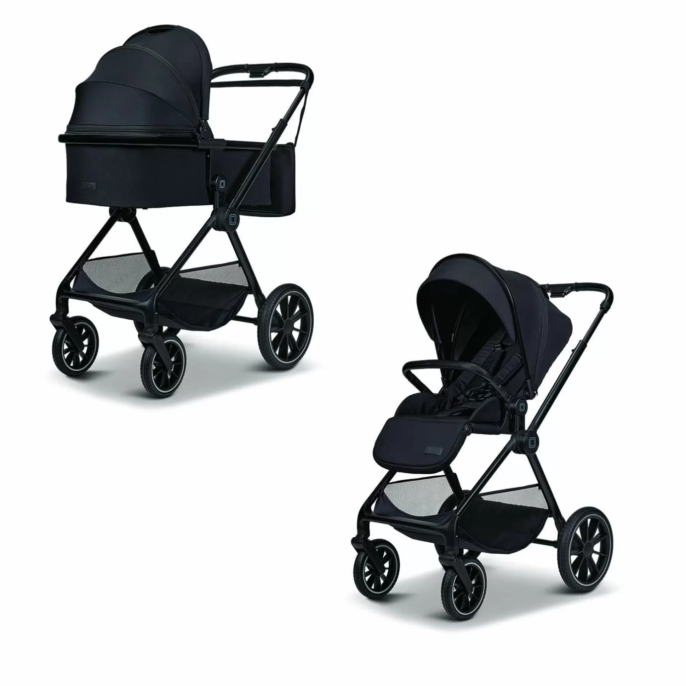 Коляска детская 2в1 Clicc onyx/melange 2025