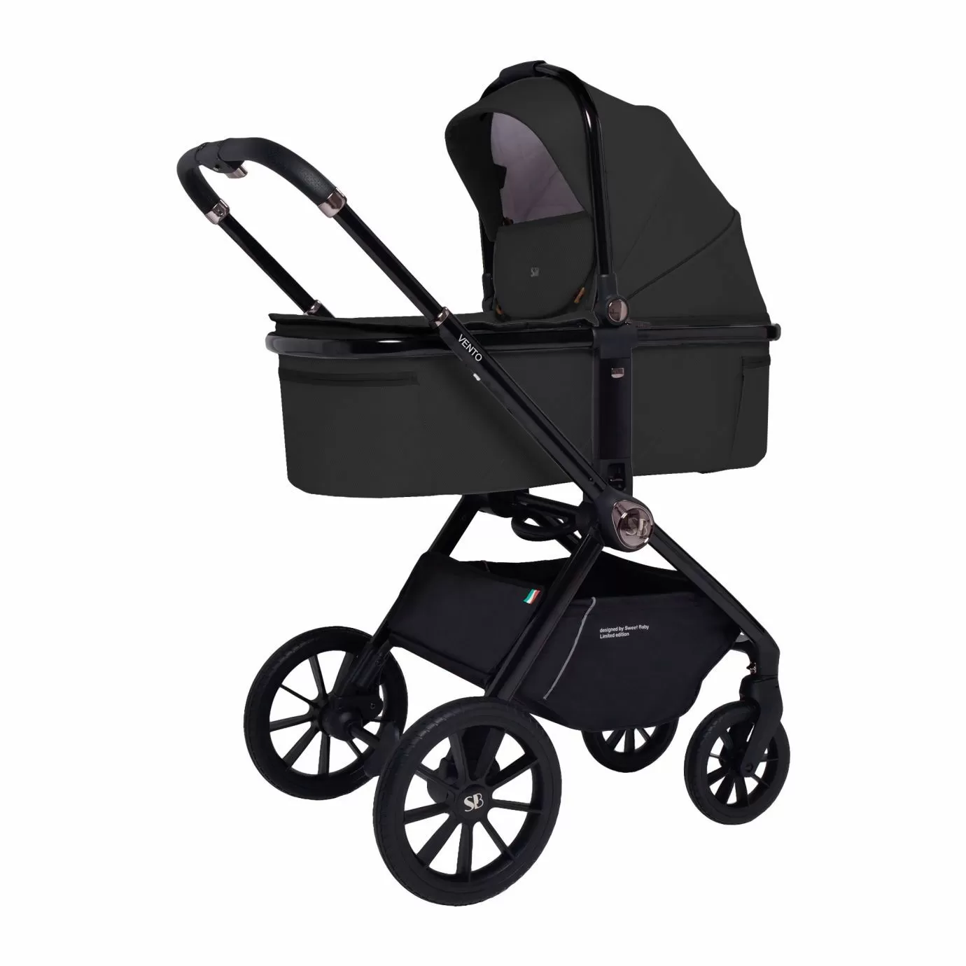 Коляска 2в1 Sweet Baby Vento Black