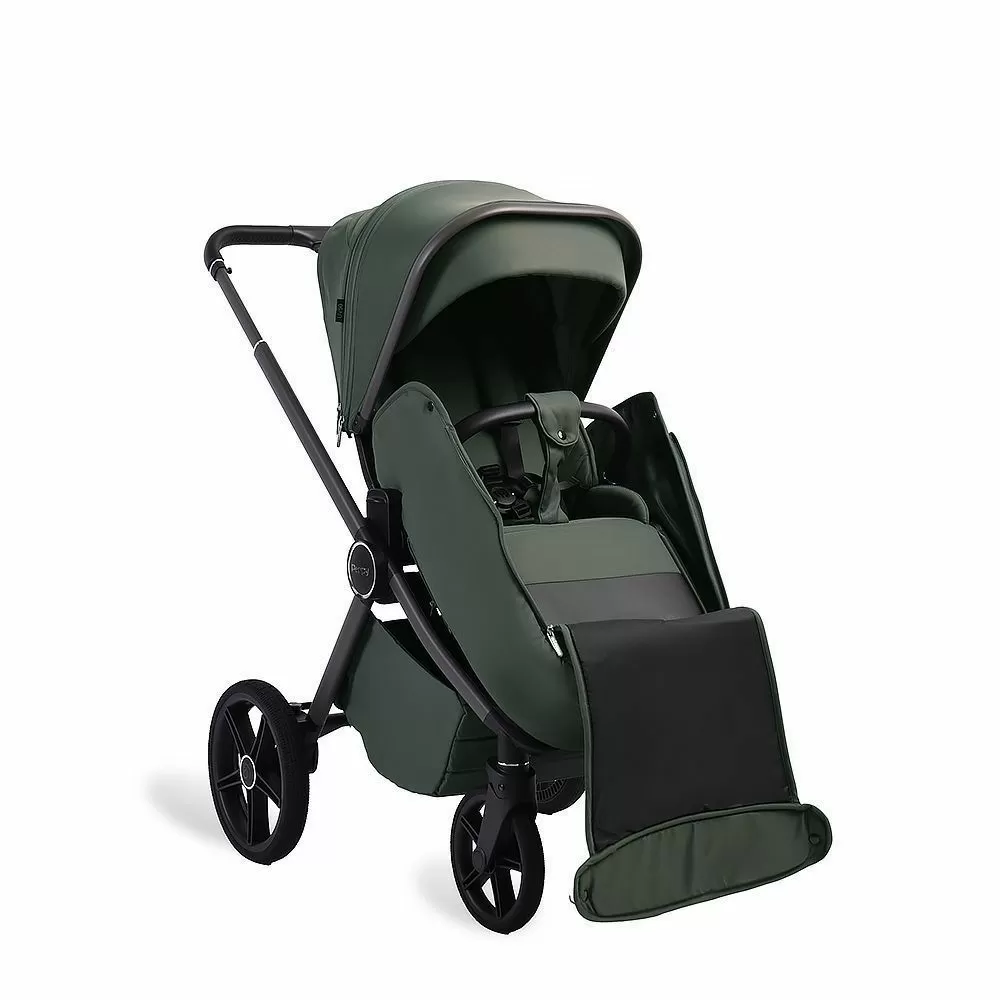 Коляска 2в1 Peppy Monaco Plus Oliva Green (рама серая)