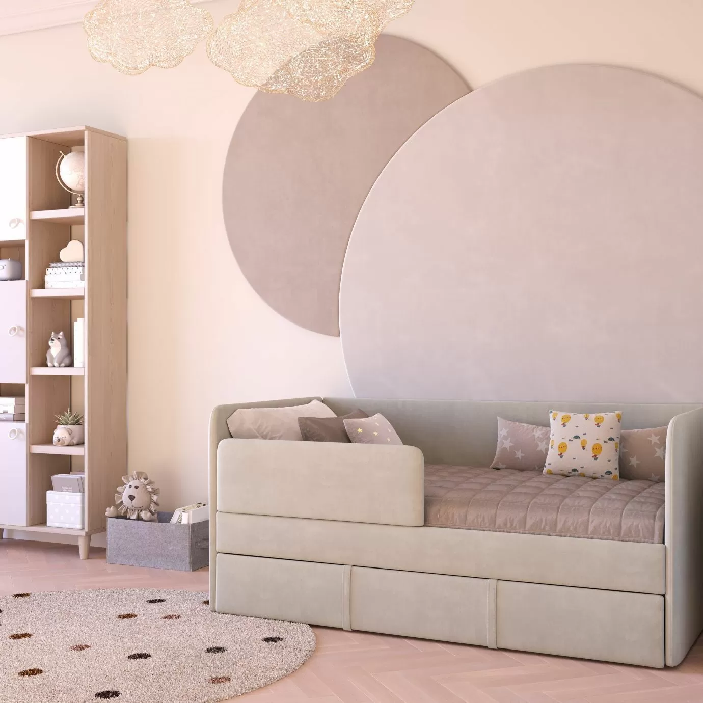 Кроватка мягкая Наоми+