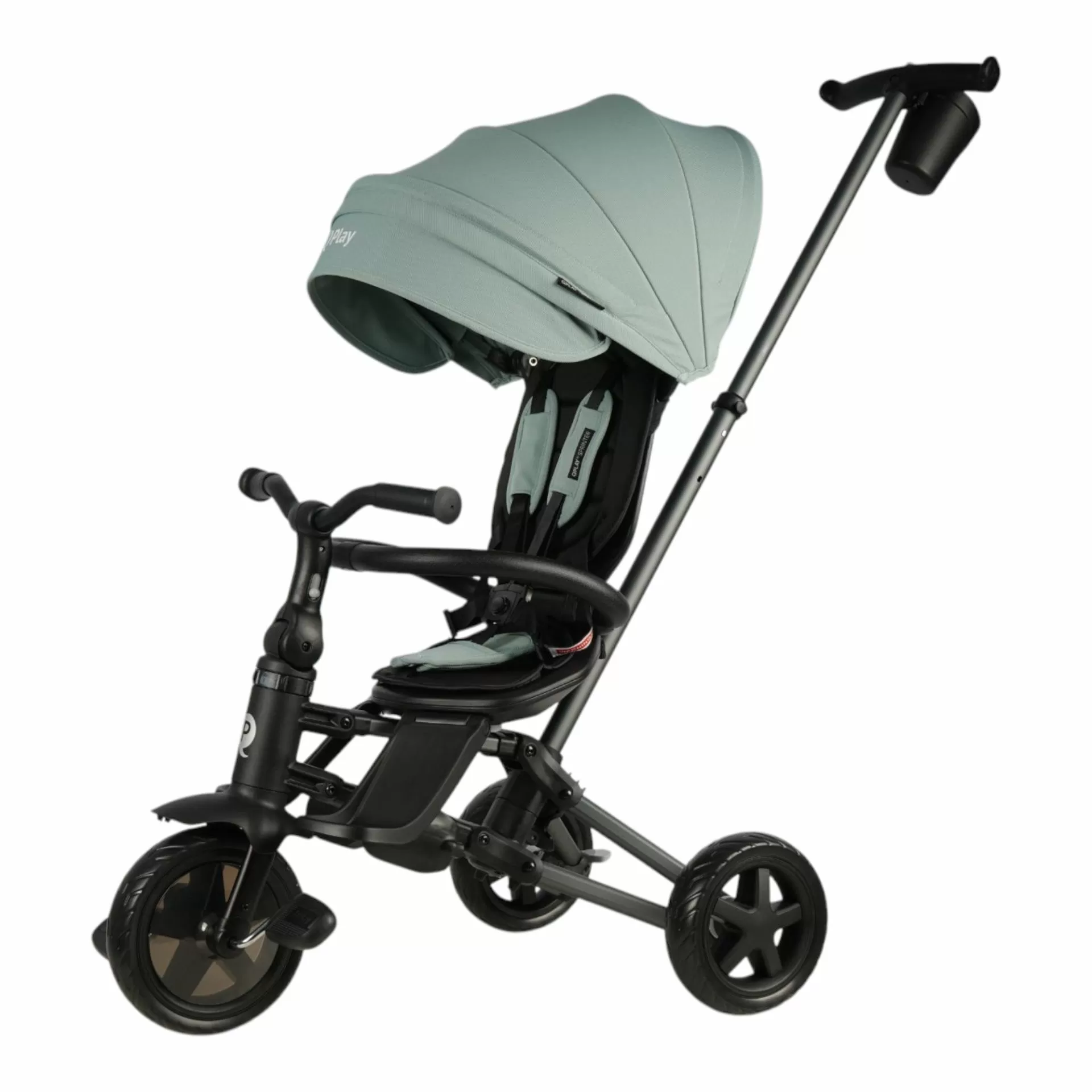 Велосипед трехколесный Qplay S700-16 Sprinter Mint (EVA/Graphite)