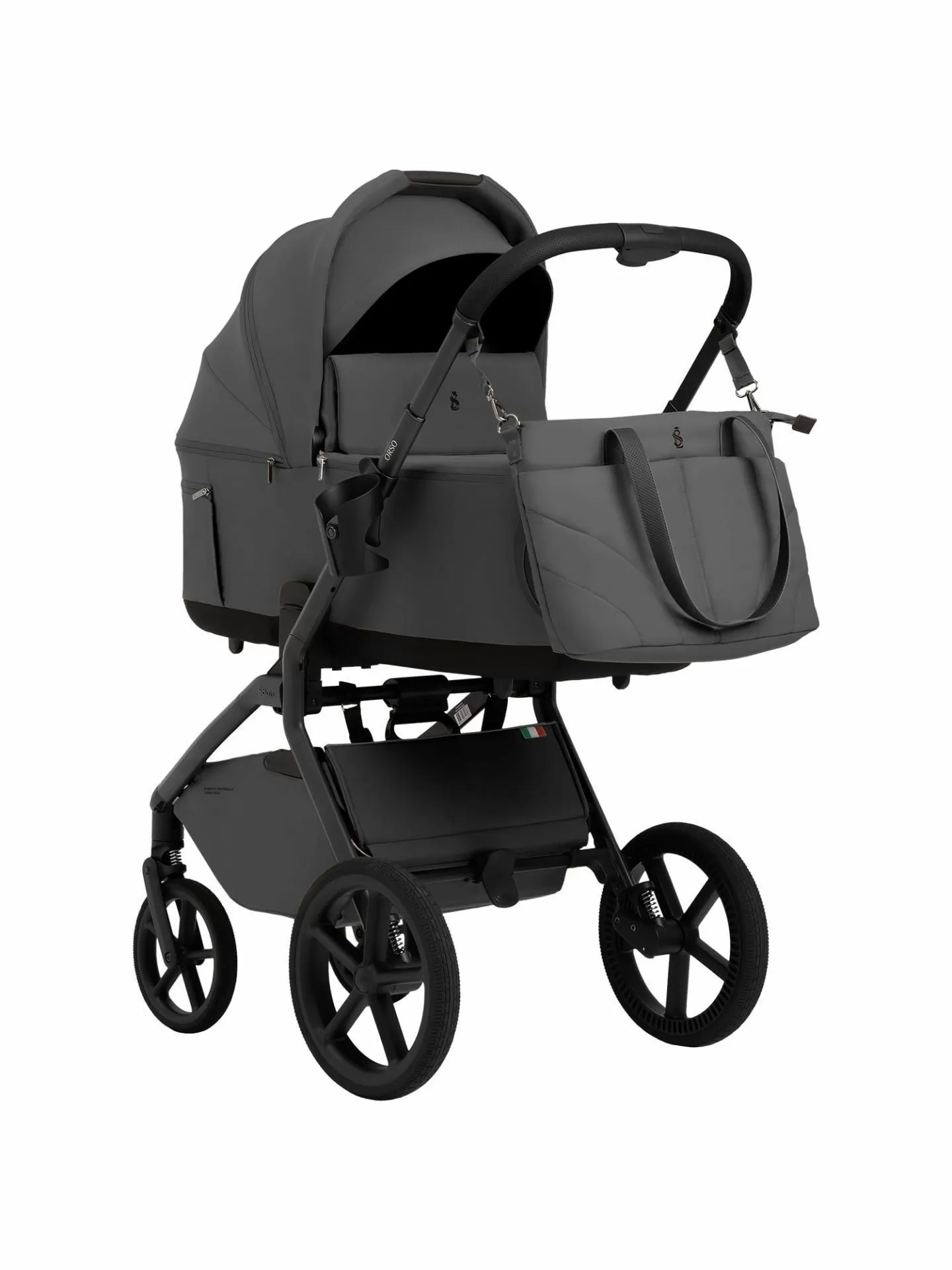 Коляска 2в1 SBL Orso Dark Grey