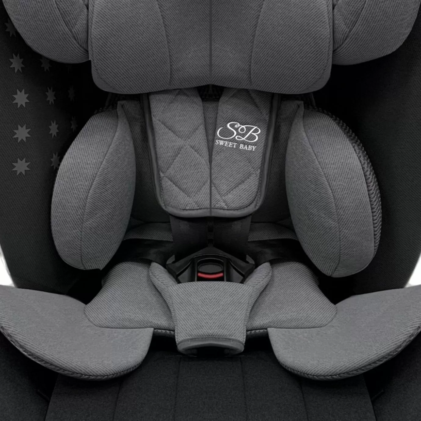 Автокресло группа 0123 (0-36) Fortuna 360 SPS Isofix Grey/Black