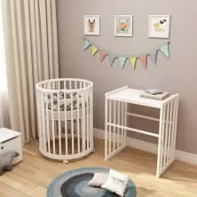 Круглая кроватка DREAMS 8 в 1 Бук Стандарт