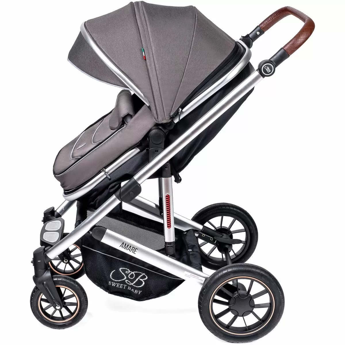 Коляска-трансформер Amare Brown