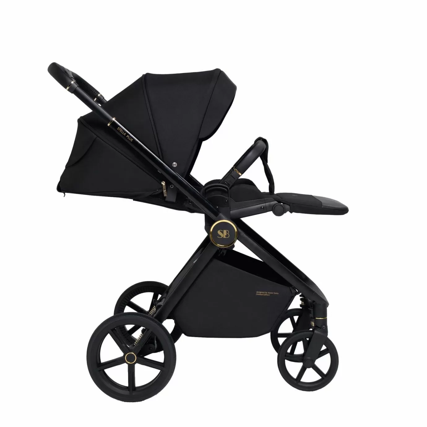 Коляска Sweet Baby Stella Plus Black