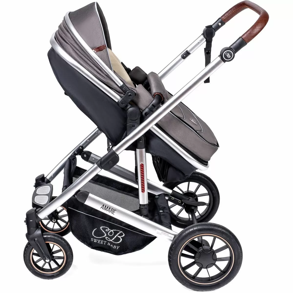 Коляска-трансформер Amare Brown