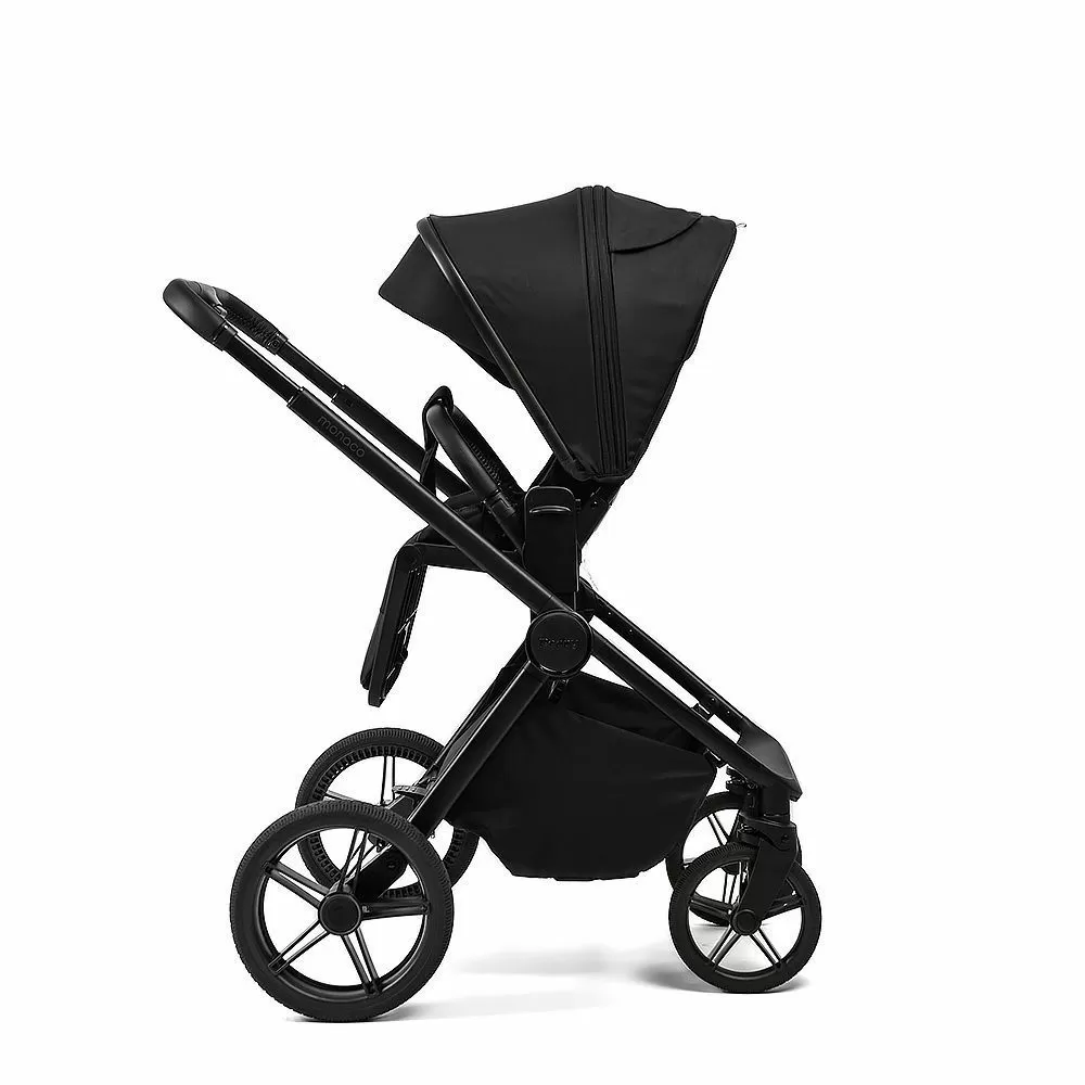 Коляска 2в1 Peppy Monaco Plus Black (рама черная)