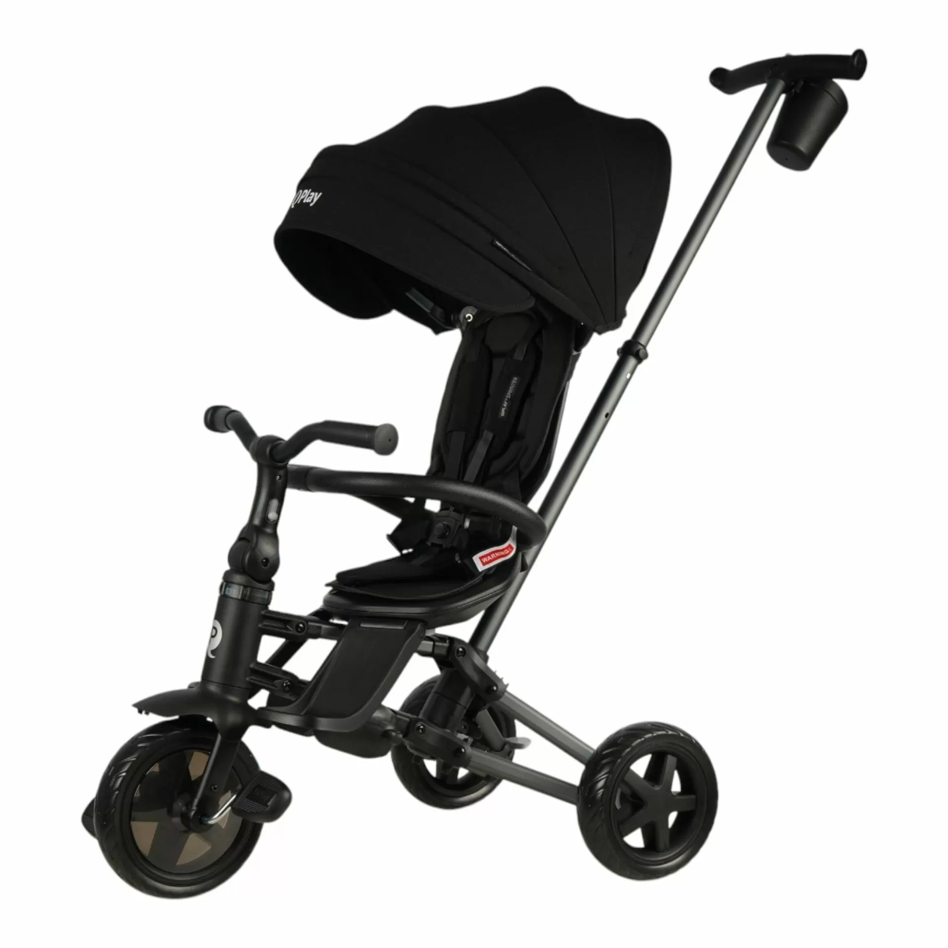 Велосипед трехколесный Qplay S700-16 Sprinter Black (EVA/Graphite)