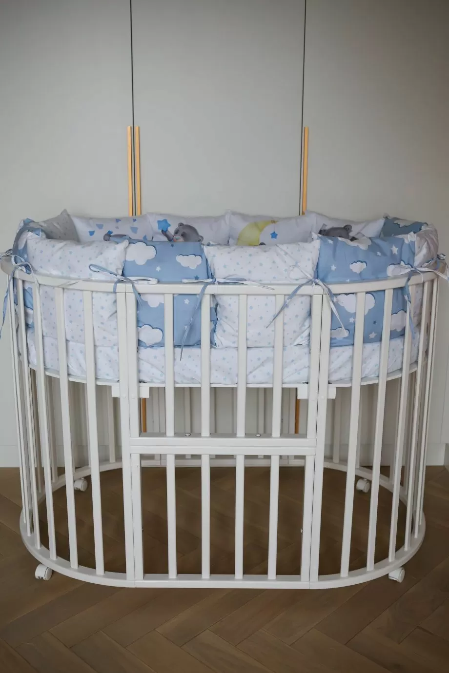 Комплект 17 предметов "малыш на луне голубой"