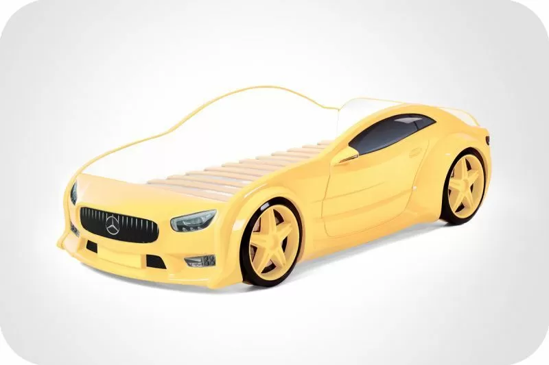 Кровать машина объемная (3d) EVO "МЕРСЕДЕС"