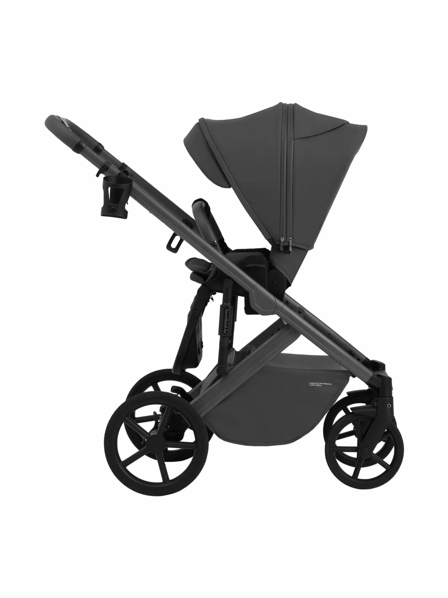 Коляска 2в1 SBL Dolce Dark Grey