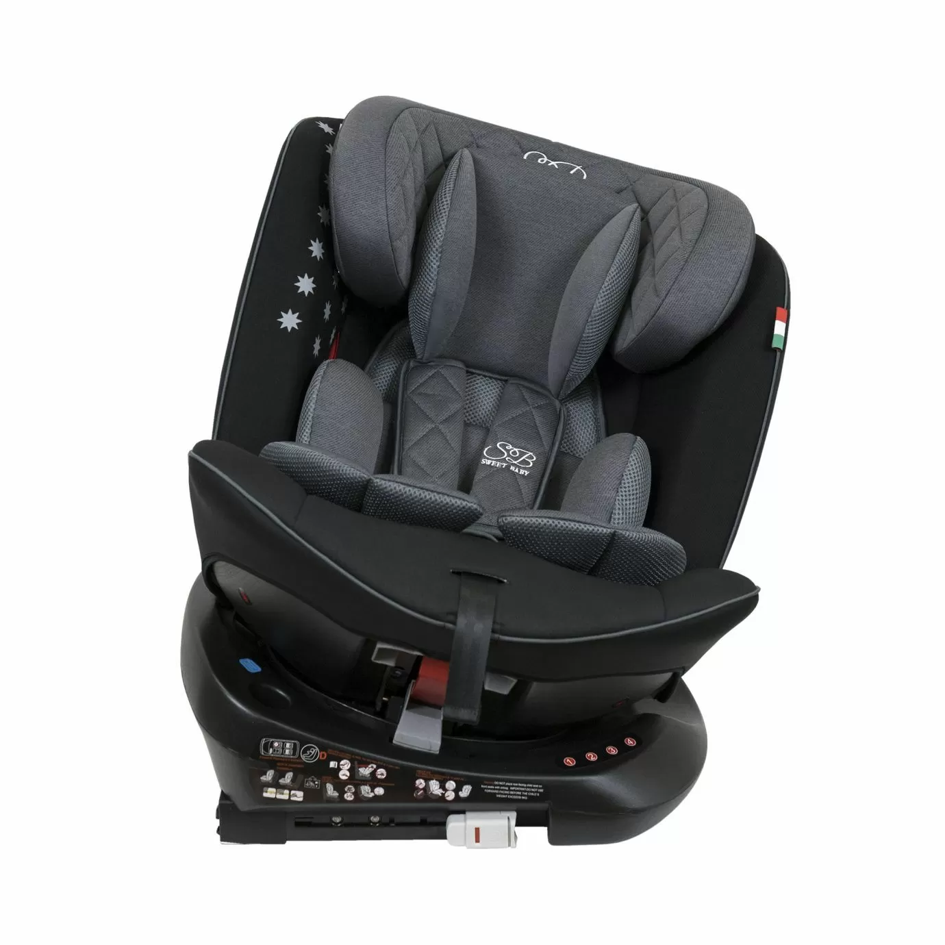 Автокресло группа (0-36) Crosstour 360 SPS Isofix Grey/Black