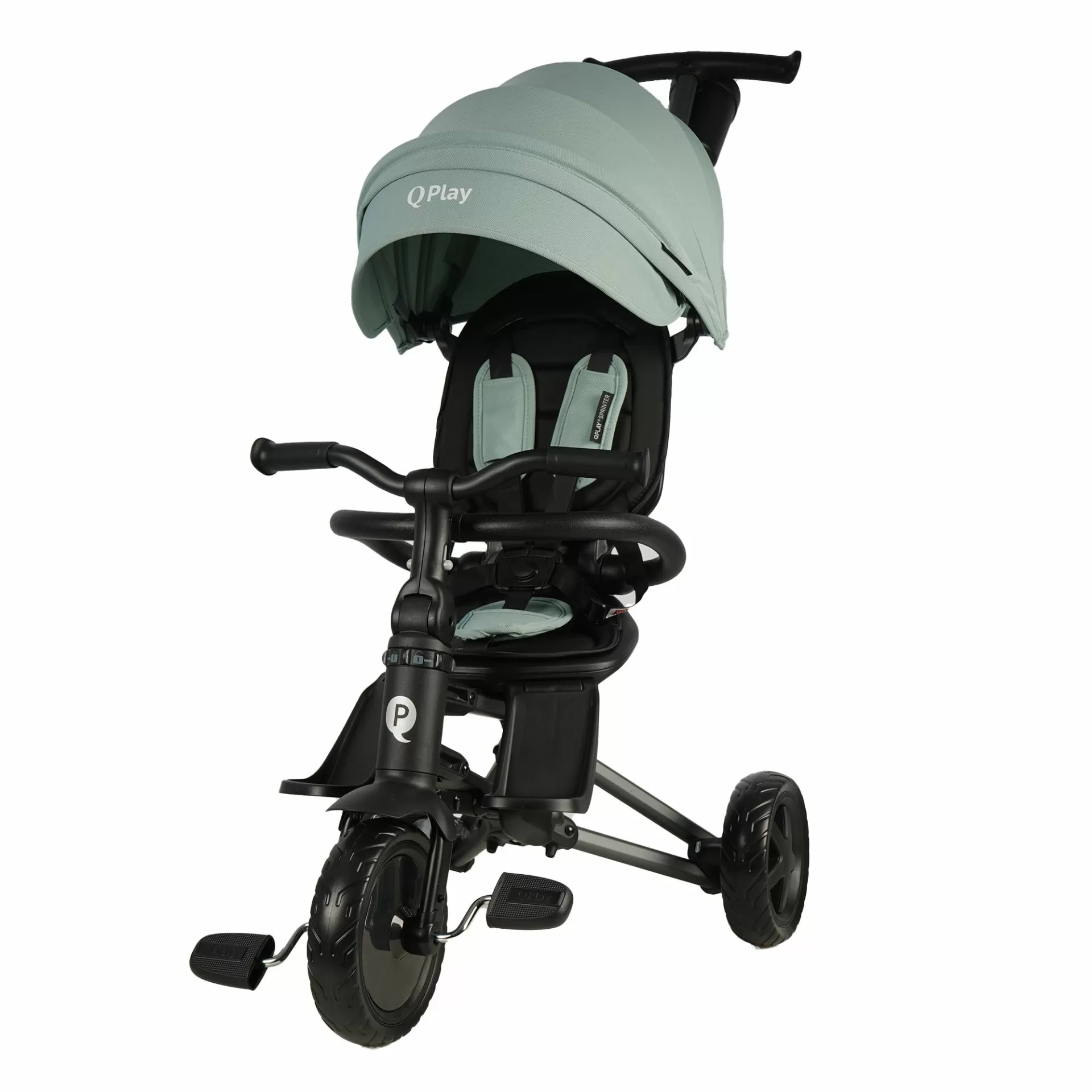 Велосипед трехколесный Qplay S700-16 Sprinter Mint (EVA/Graphite)