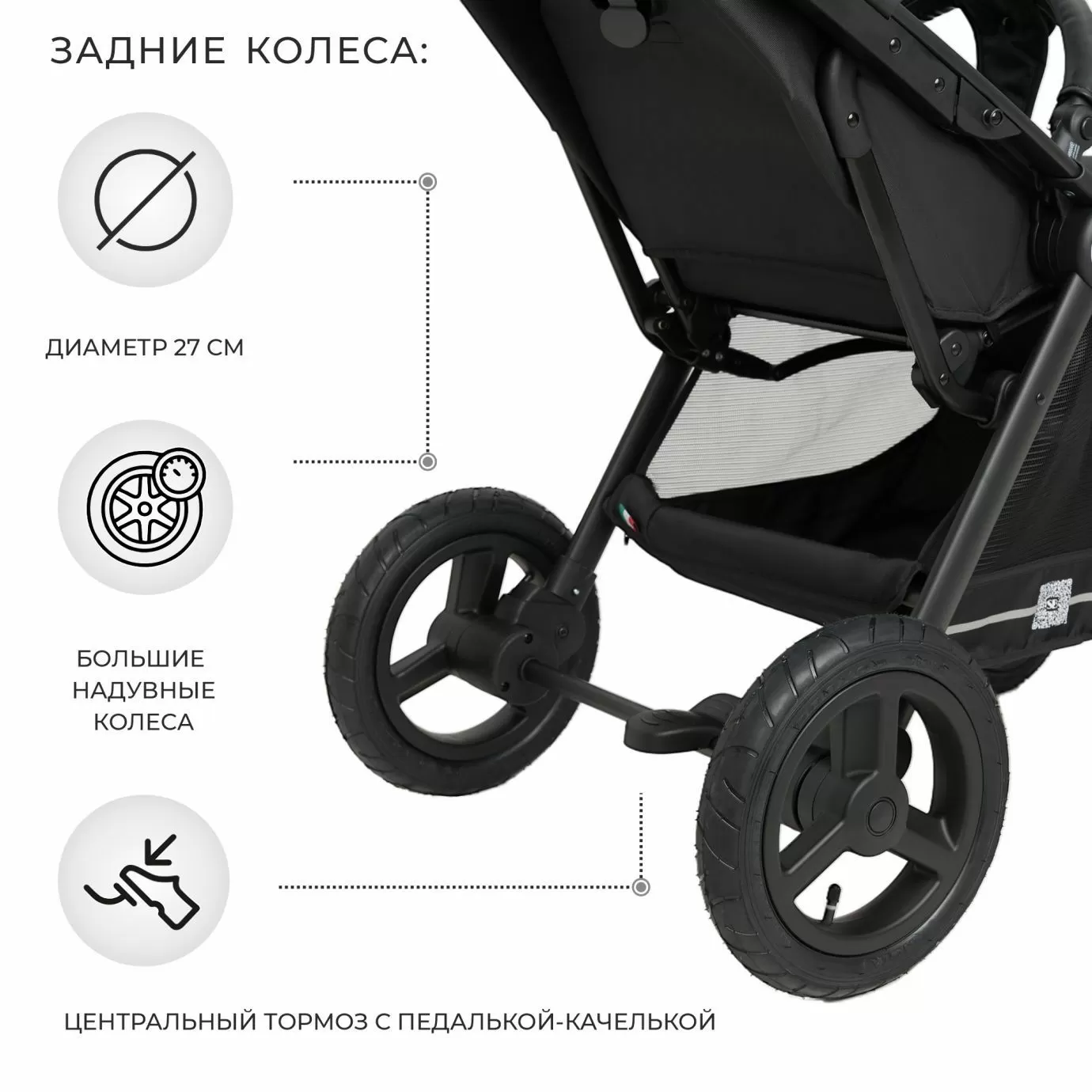 Прогулочная коляска Egoista Gray (Air)