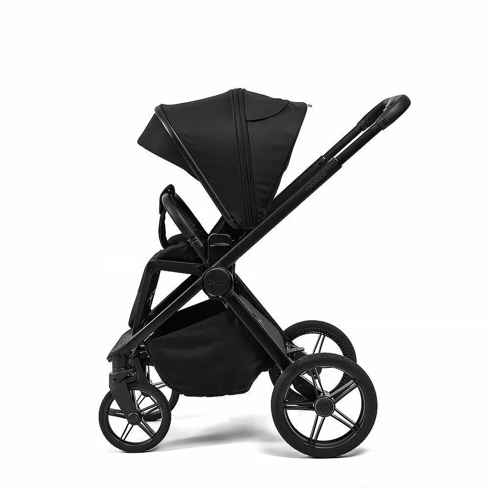 Коляска 2в1 Peppy Monaco Plus Black (рама черная)