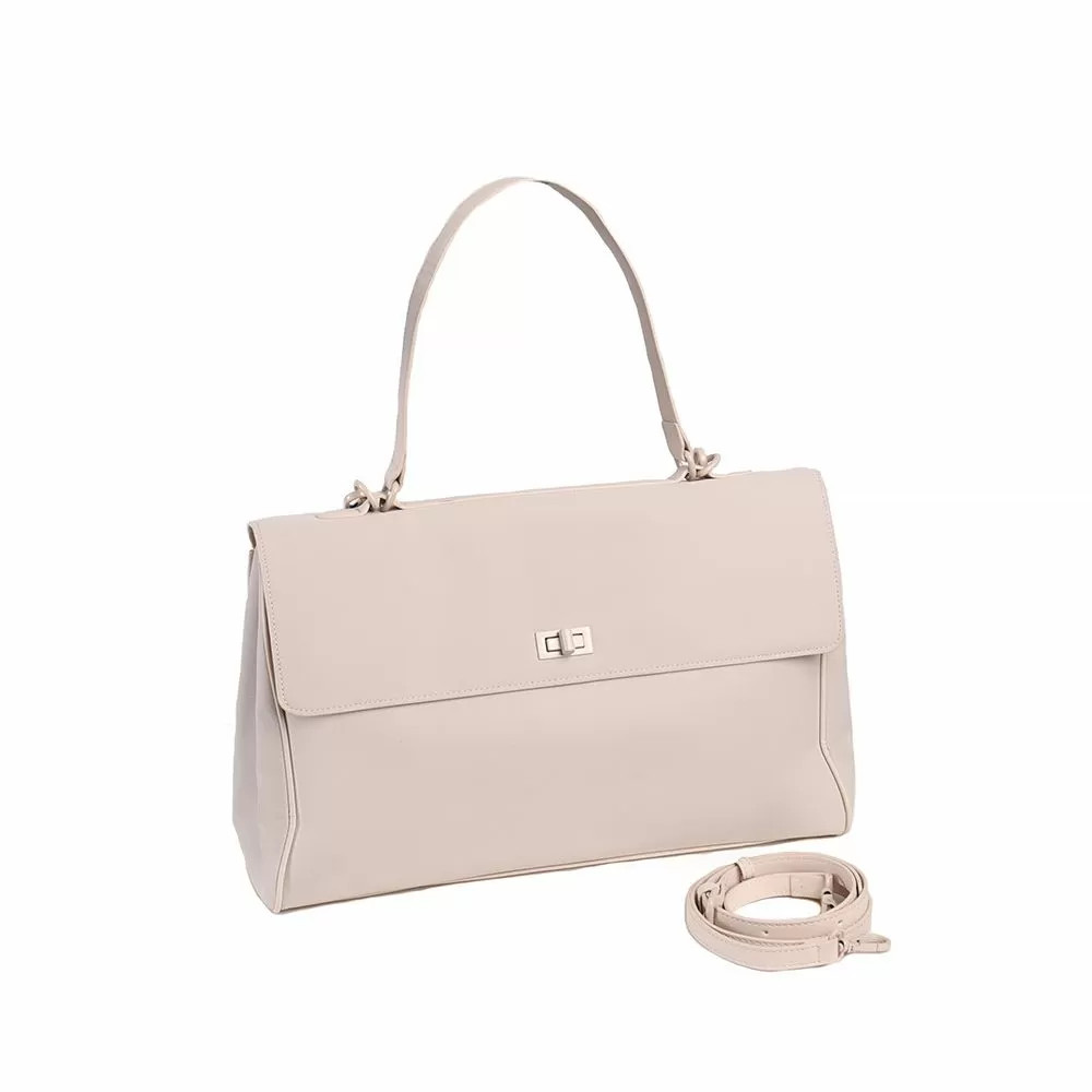 Коляска 2в1 Peppy Monaco Plus Beige (рама беж, шлифованный алюминий)