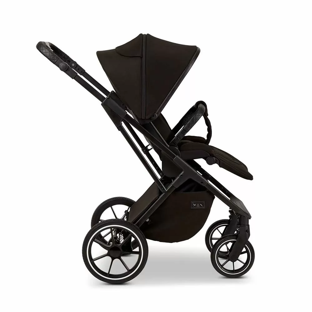 Коляска Moon Piu 2 в 1 Black 2024