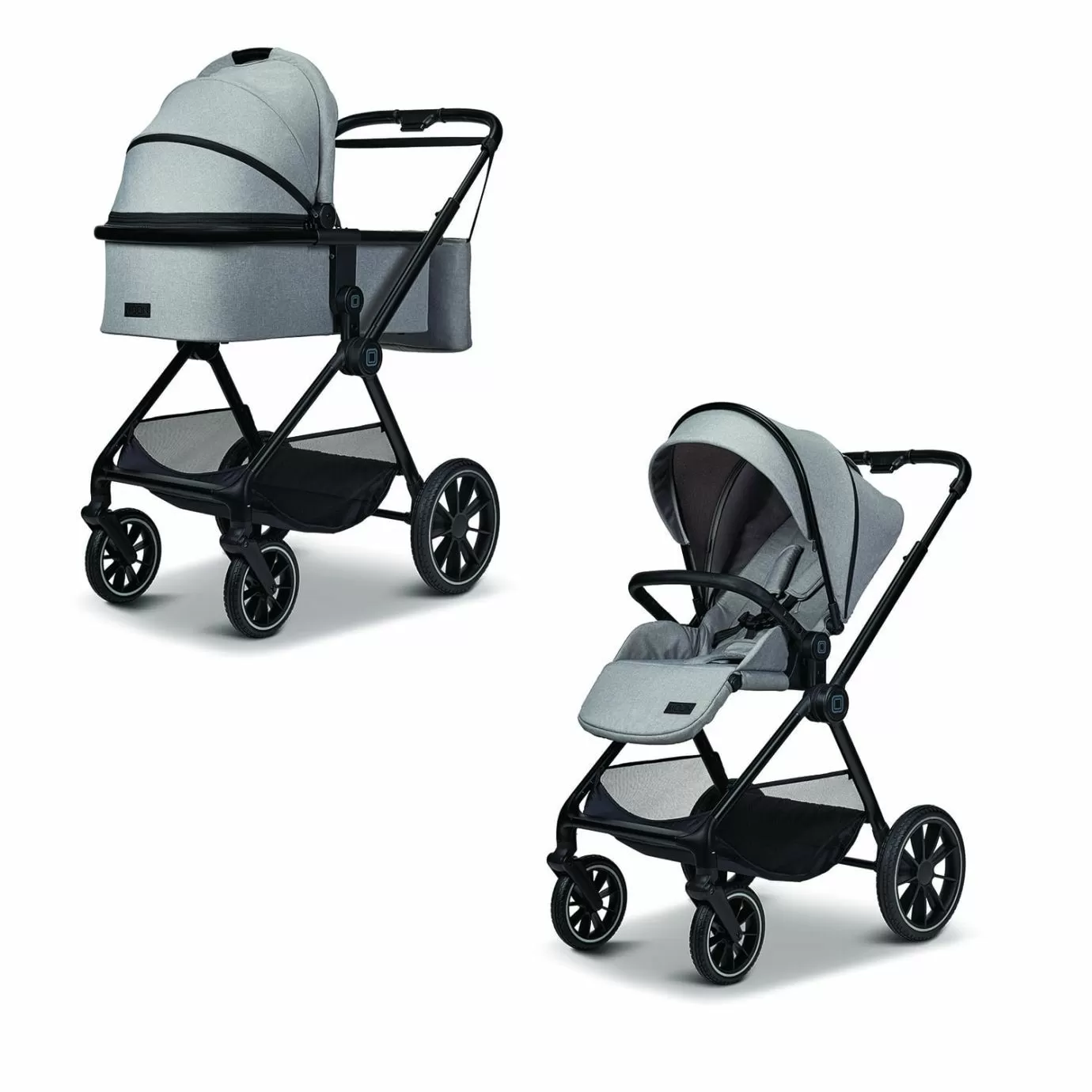 Коляска детская 2в1 Clicc stone/melange 2025