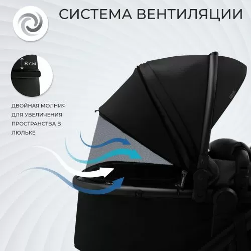 Коляска-трансформер Amare GL Black