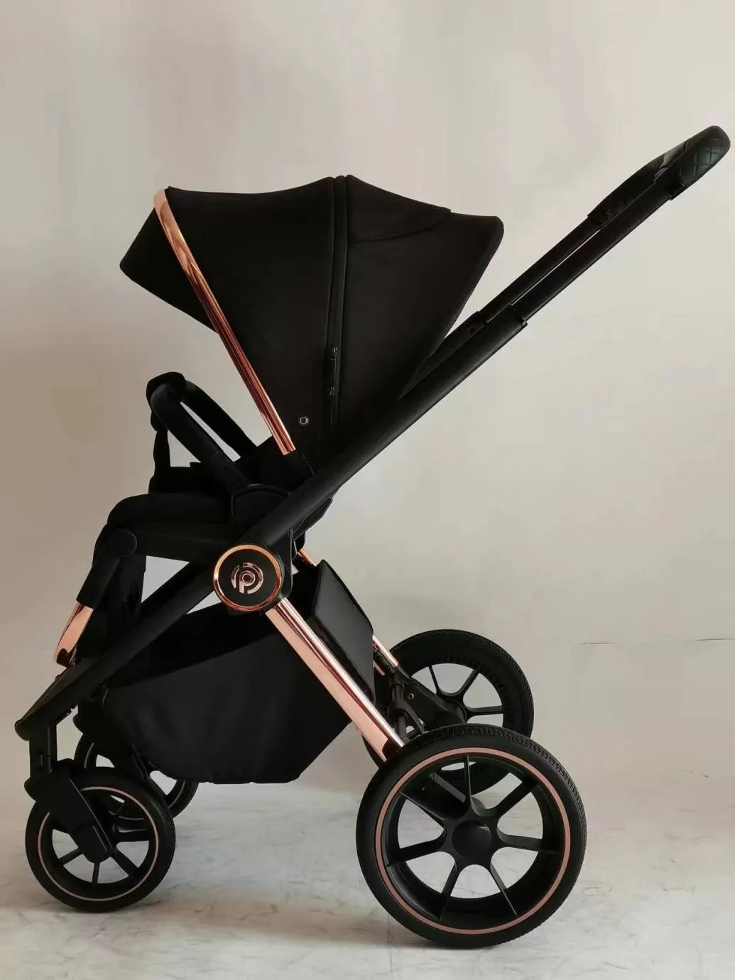 Коляска детская Peppy Monaco Golden black