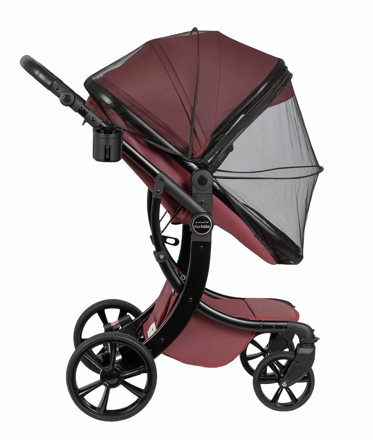 Коляска трансформер Aimile Adventurer бургунди