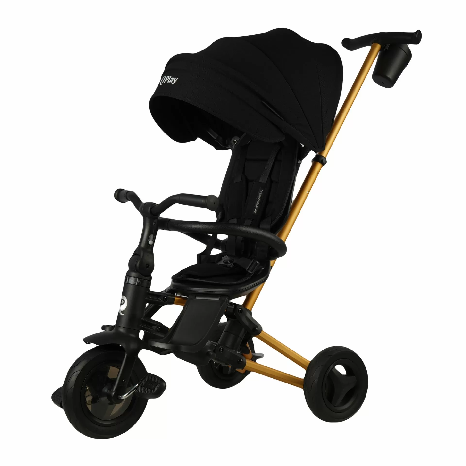 Велосипед трехколесный Qplay S700-17 SPRINTER (Rider) SL Black (Rub/Gold)