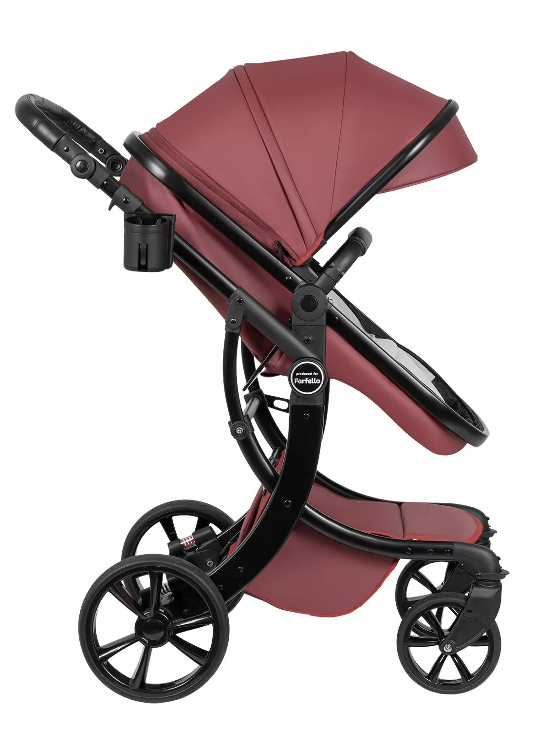 Коляска трансформер Aimile Adventurer бургунди