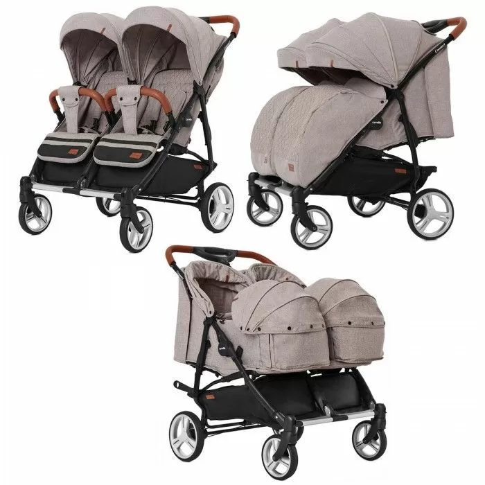 Коляска для двойни 2 в 1 Carrello Connect