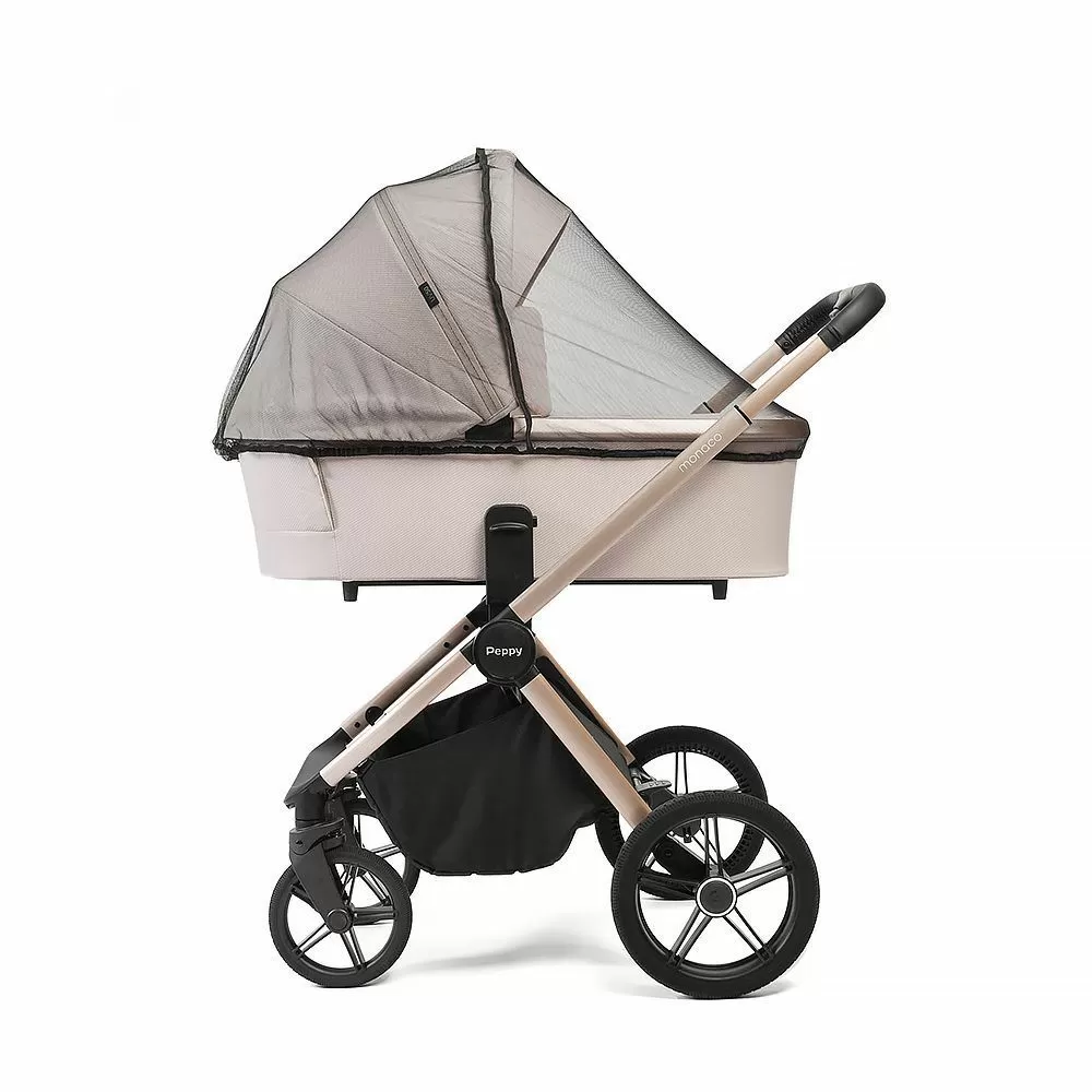 Коляска детская Peppy Monaco рама бежевая