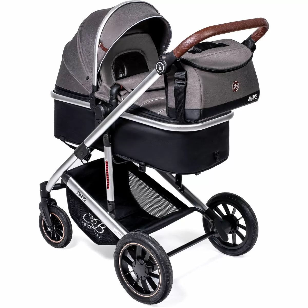 Коляска-трансформер Amare Brown
