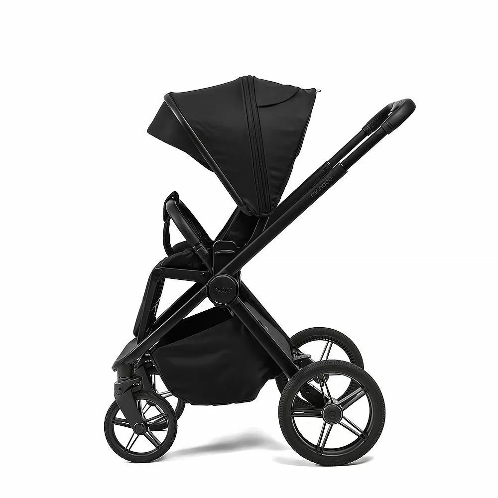 Коляска 2в1 Peppy Monaco Plus Black (рама черная)