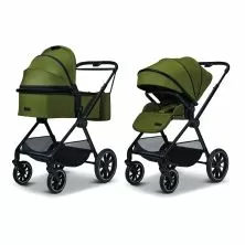 Коляска детская 2в1 Clicc moss/melange 2025