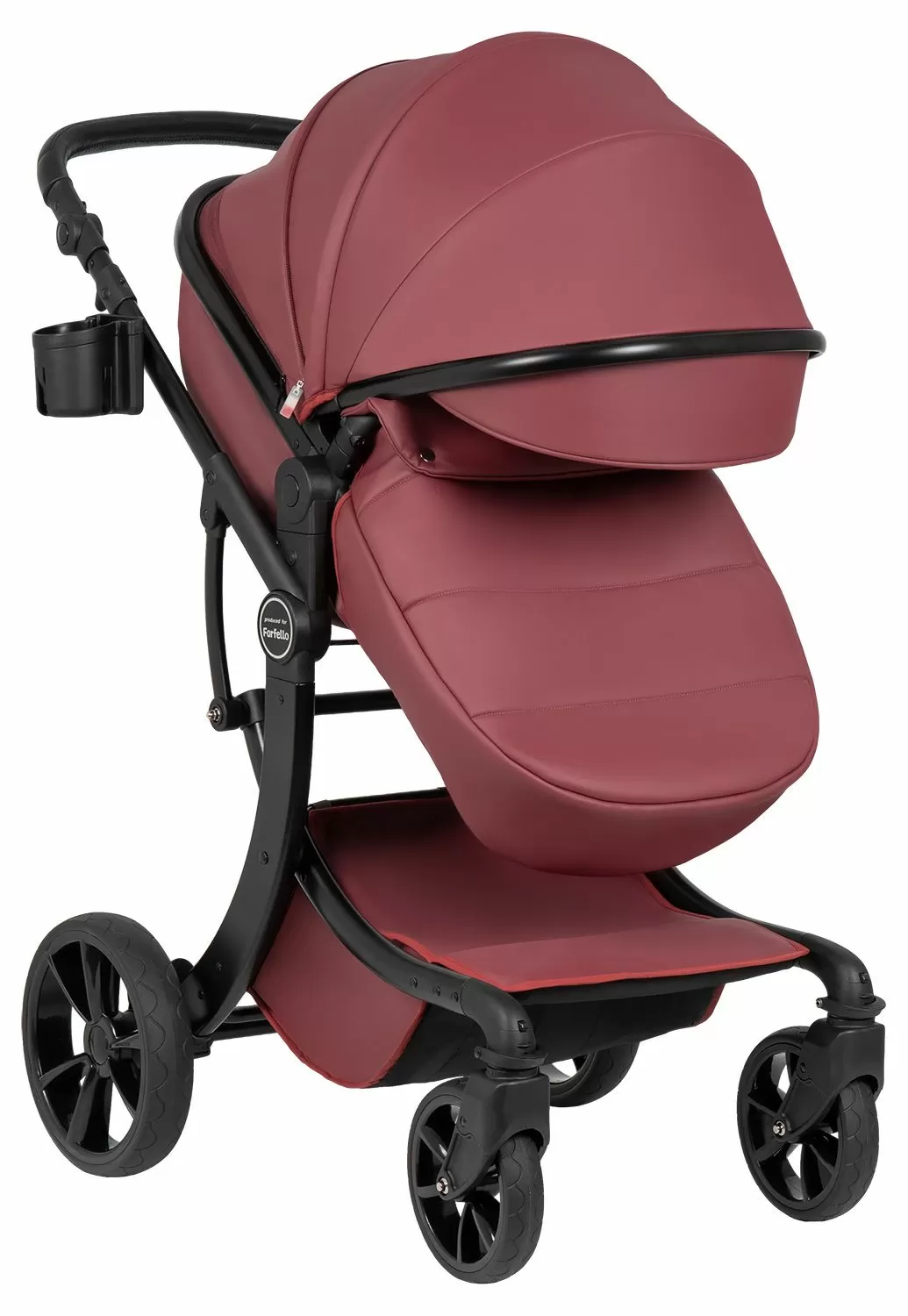 Коляска трансформер Aimile Adventurer бургунди