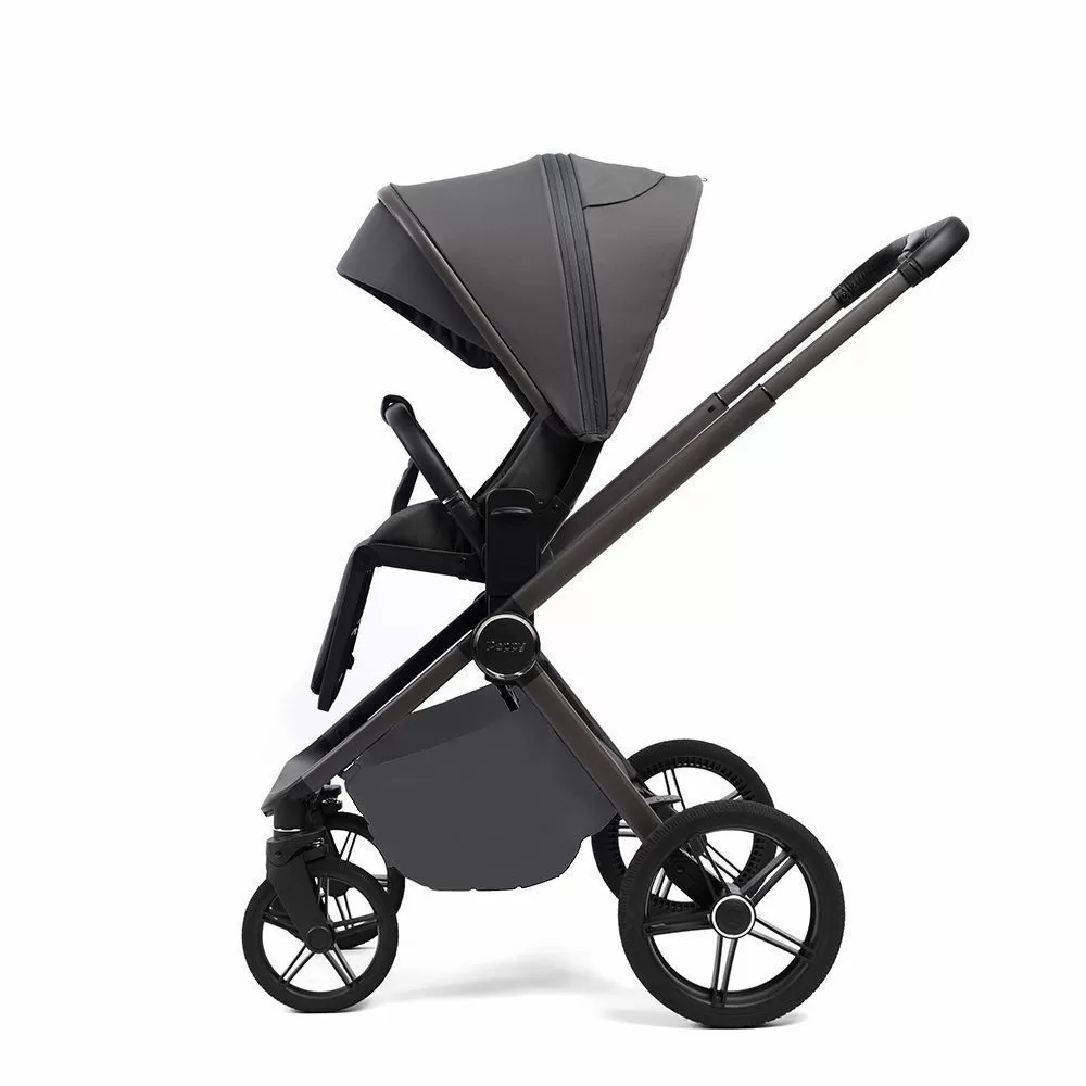 Коляска 2в1 Peppy Monaco Plus Antrazit (рама серая)