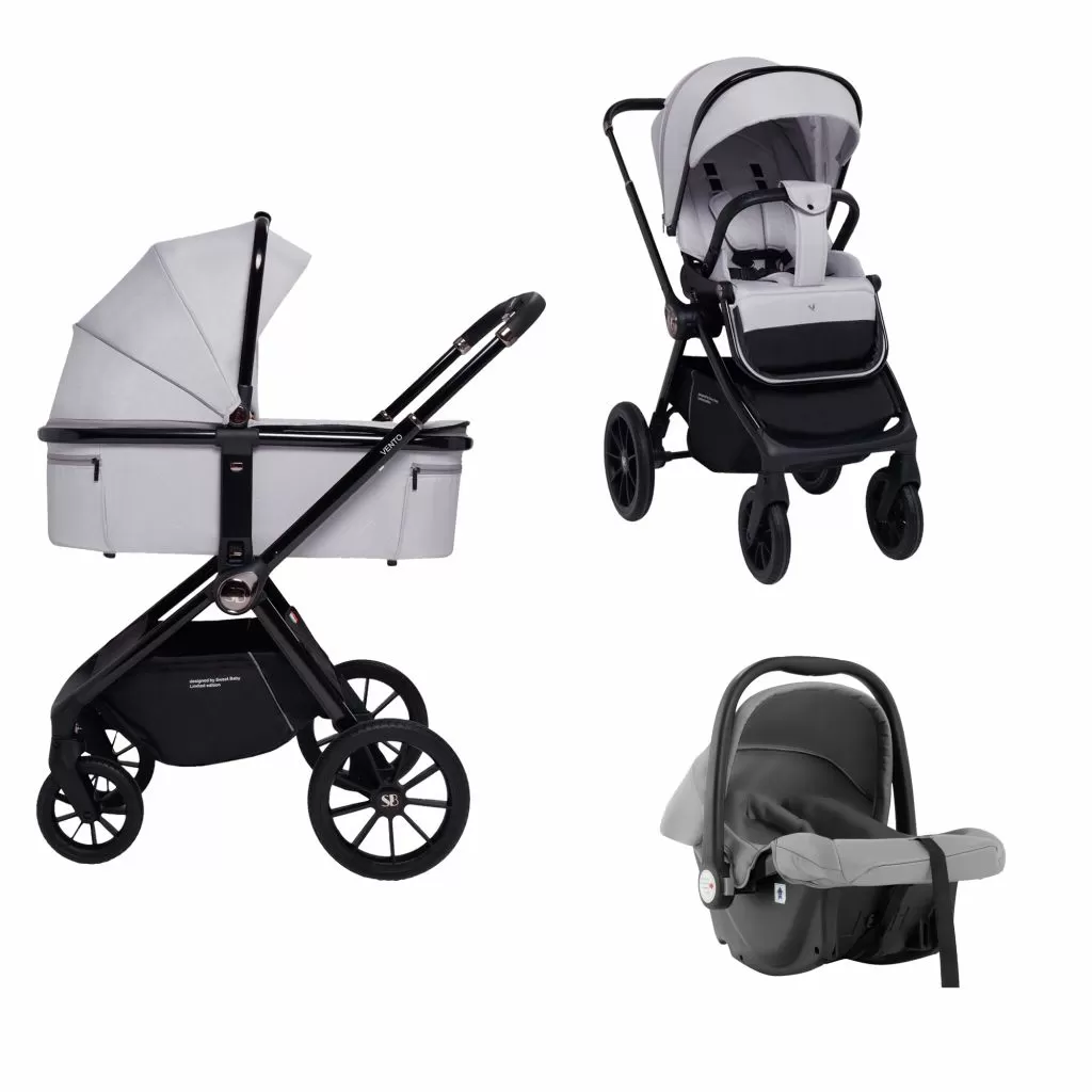 Коляска 3в1 Sweet Baby Vento Grey