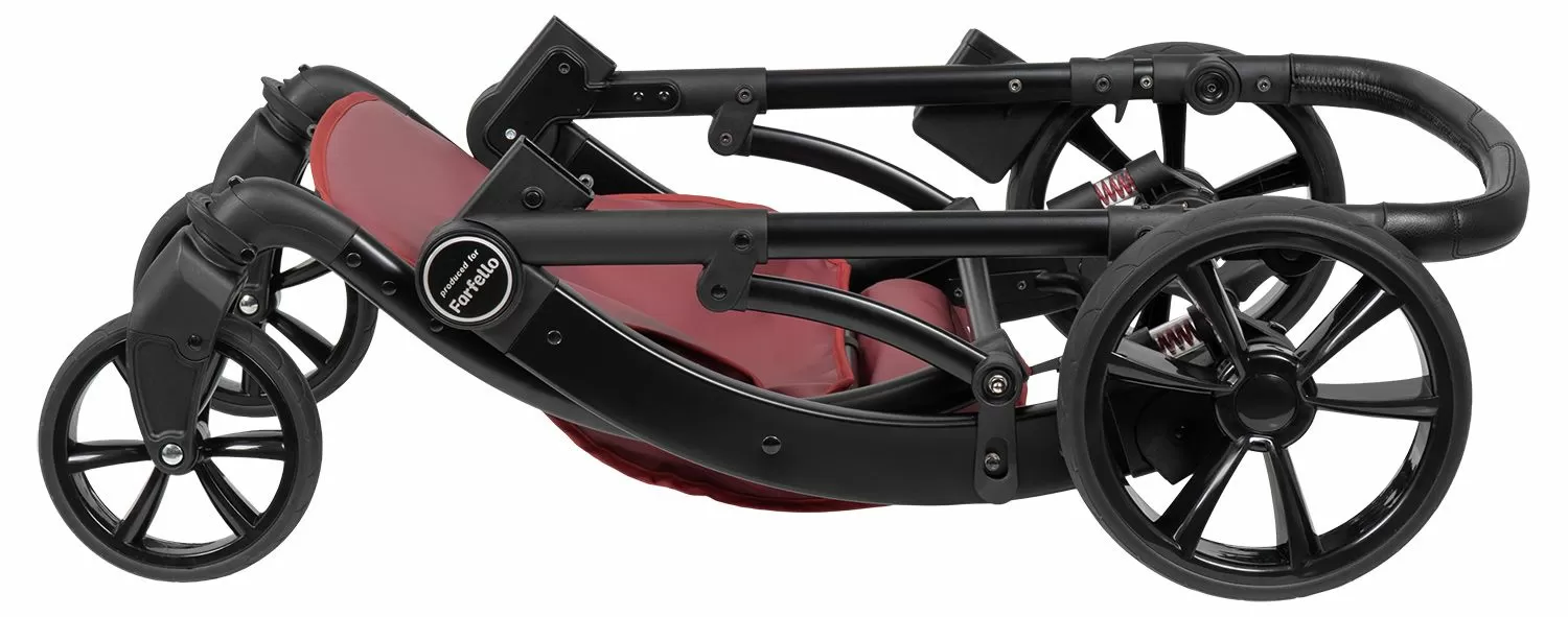 Коляска трансформер Aimile Adventurer бургунди