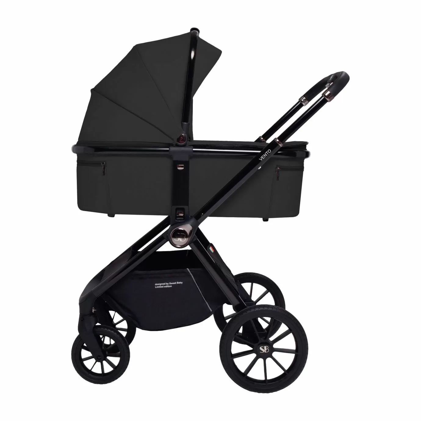 Коляска 2в1 Sweet Baby Vento Black
