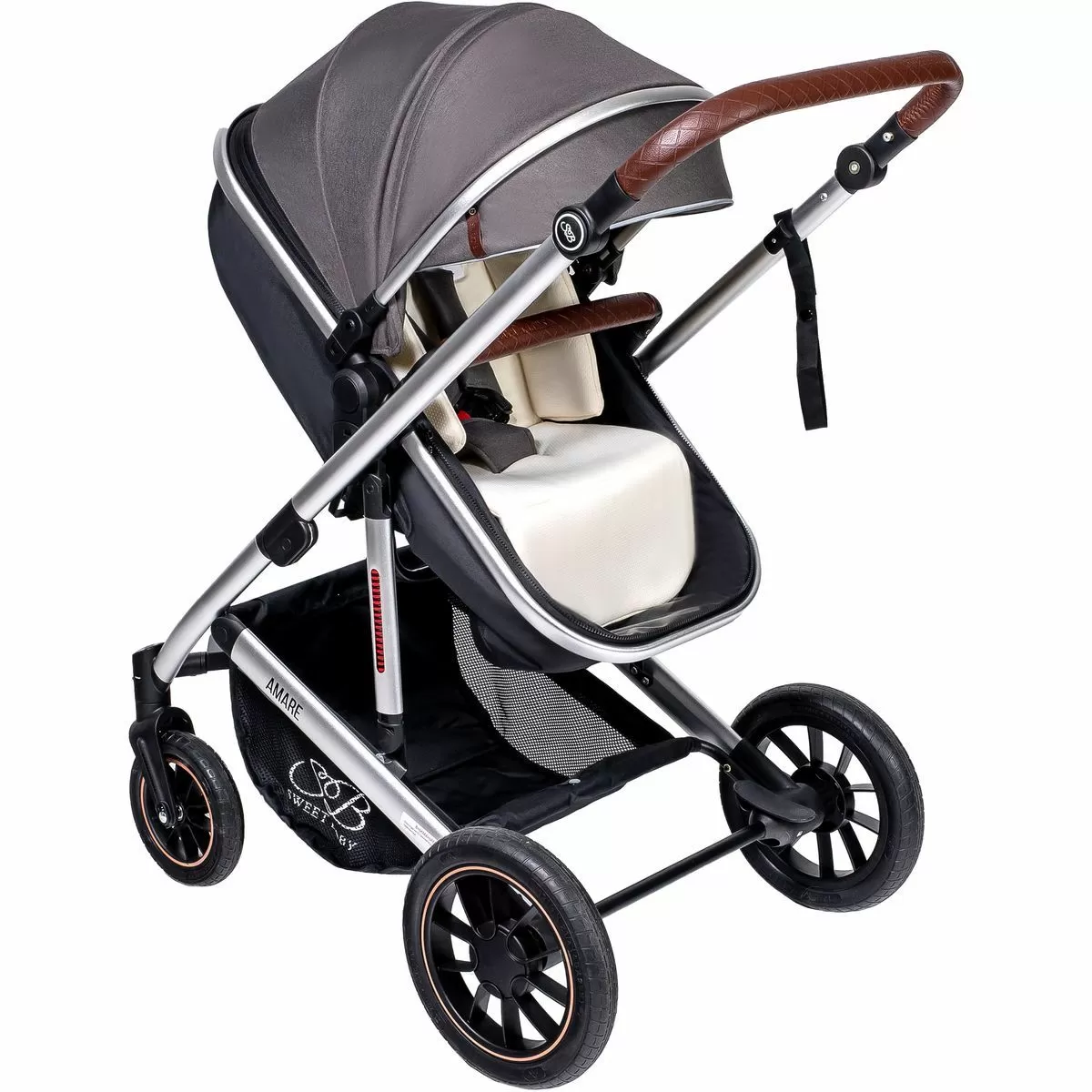 Коляска-трансформер Amare Brown