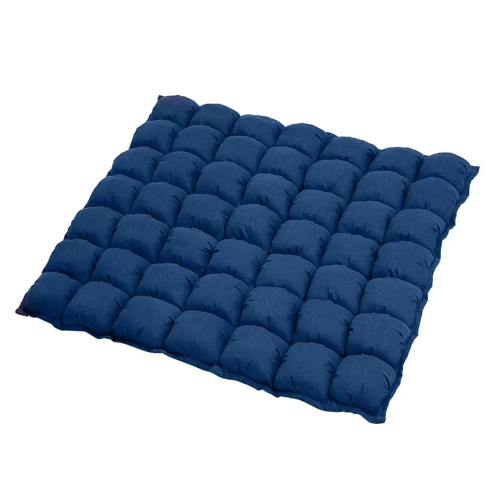 Бомбон для вигвама из голубого льна