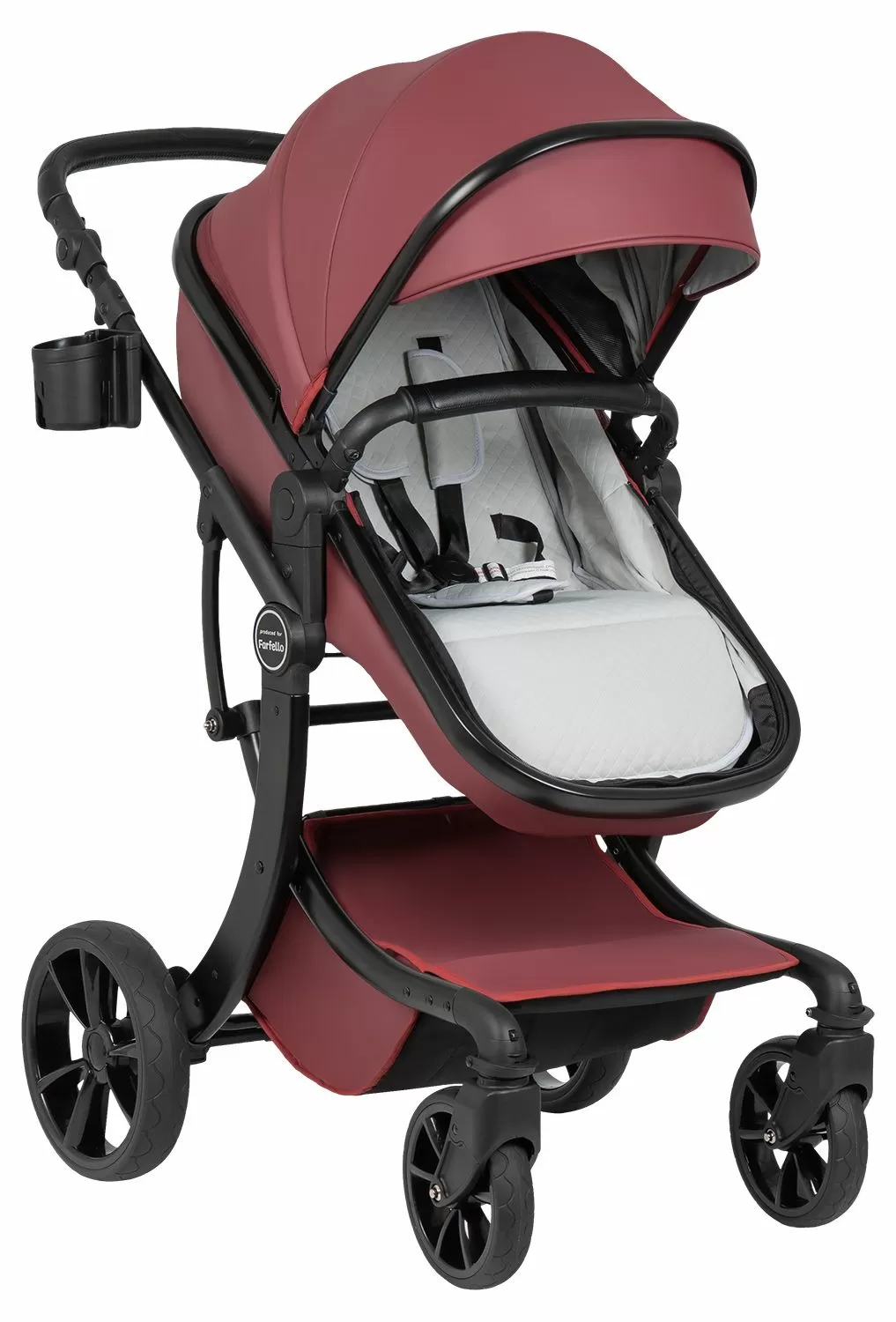 Коляска трансформер Aimile Adventurer бургунди